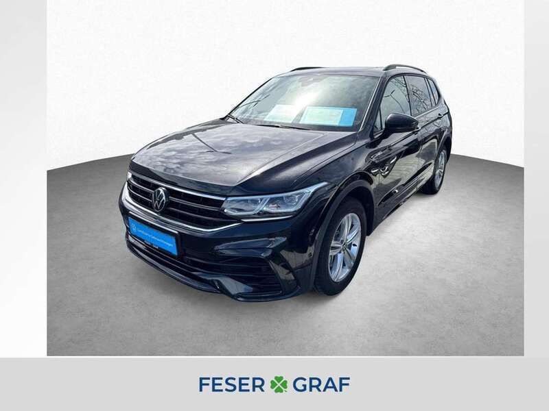 Deep black perleffekt Gebraucht 2024 VW Tiguan Allspace R-line SUV | 42.880 € (Guter Preis) - Bild 1/4