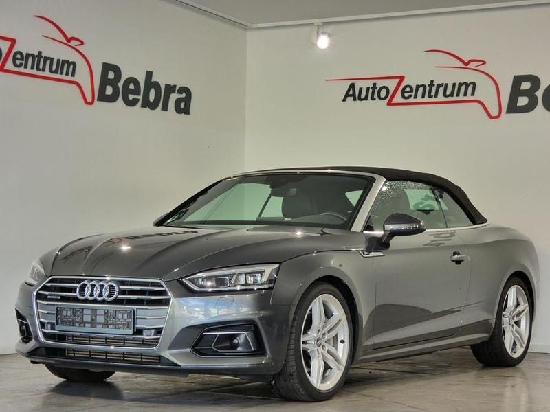 Grau Gebraucht 2019 Audi A5 Cabriolet S-Line Cabrio | 37.800 € (Fairer Preis) - Bild 1/4