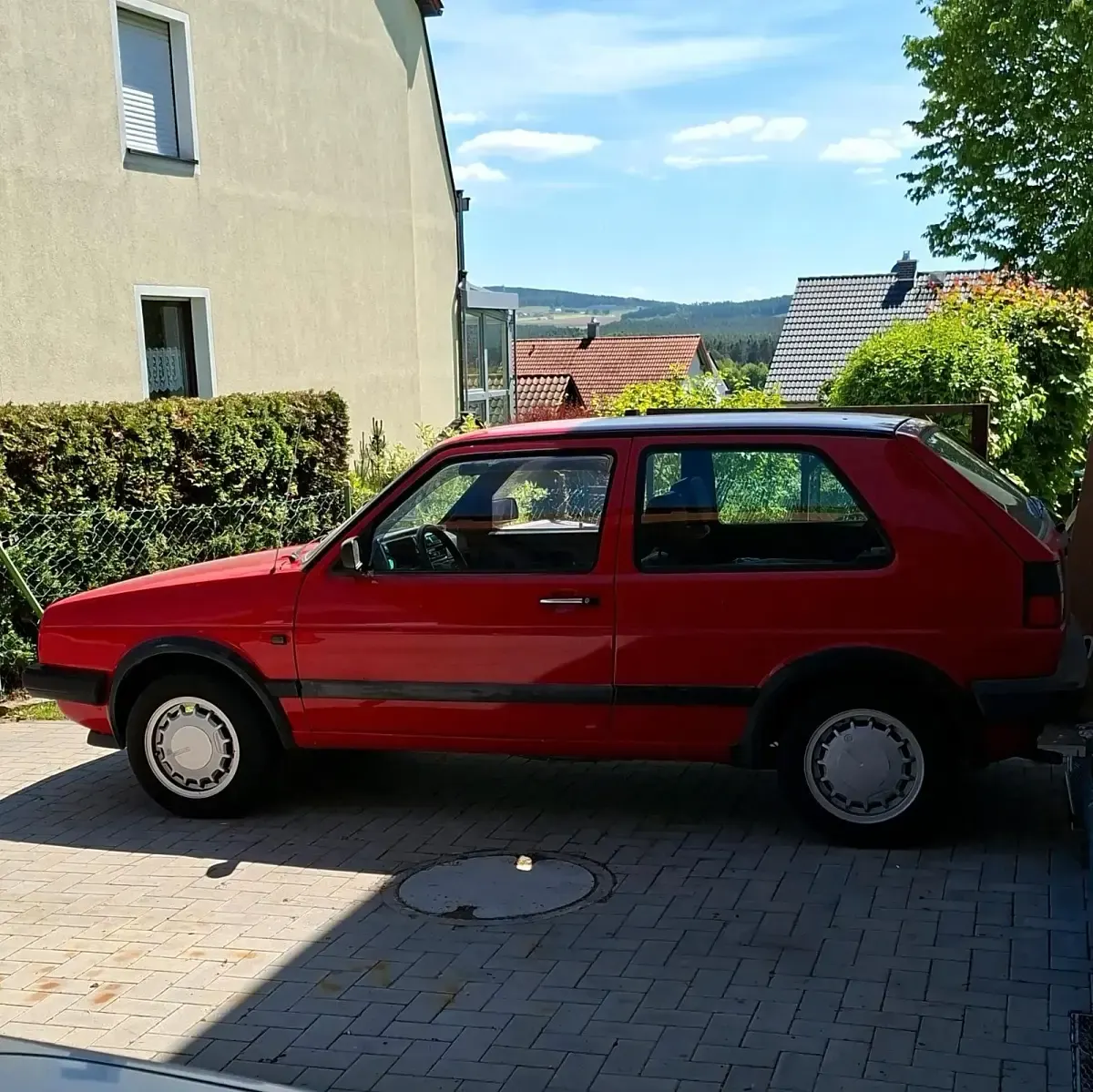 Gebraucht VW Golf II 1991 Rot Kleinwagen