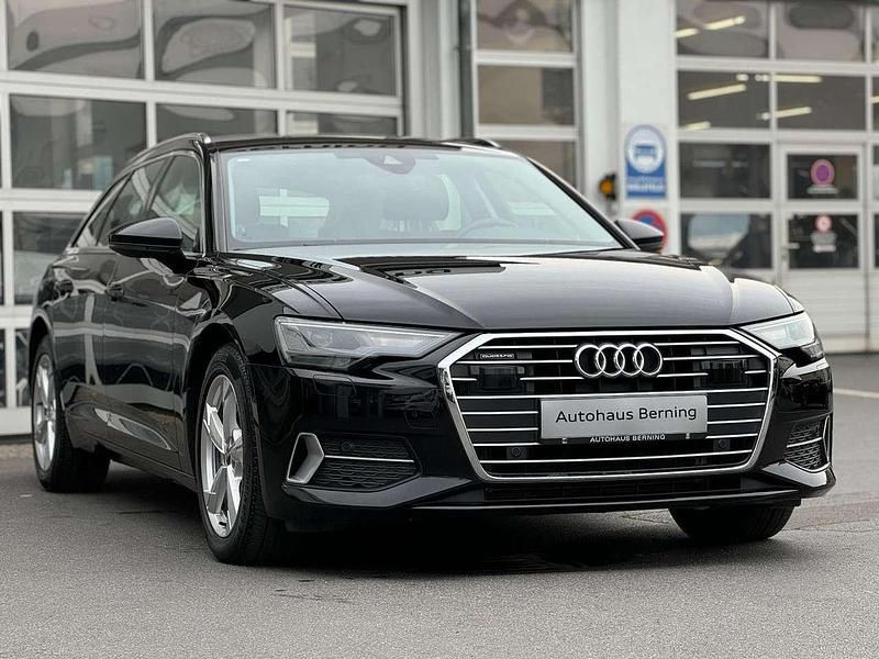 Mythosschwarz metallic Gebraucht 2023 Audi A6 Sport Kombi | 37.990 € (Superpreis) - Bild 1/4