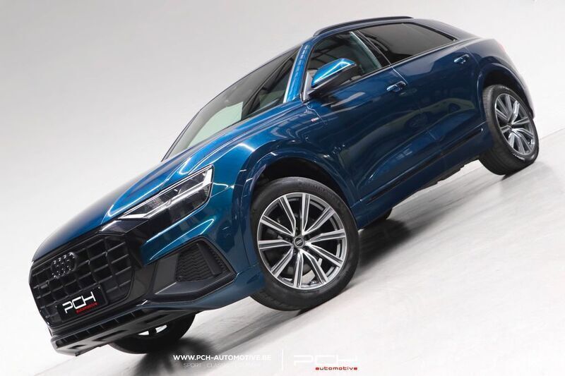 Blau Gebraucht 2021 Audi Q8 S-Line SUV | 59.999 € (Superpreis) - Bild 1/4
