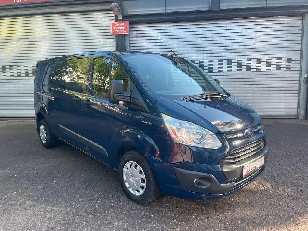 Gebraucht Ford Transit Custom Trend 131 PS (96 kW) 2016 Blau Van / Kleinbus
