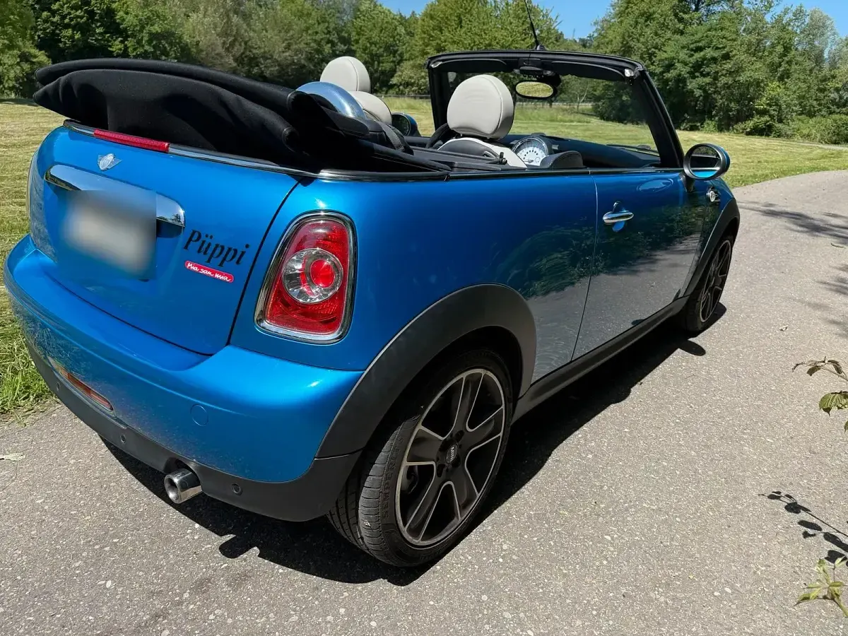 Gebraucht Mini Cooper Cabriolet 122 PS (89 kW) 2011 Blau Cabrio