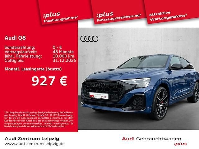 Ascariblau metallic Gebraucht 2024 Audi Q8 Ambiente SUV | 84.888 € (Etwas zu teuer) - Bild 1/3