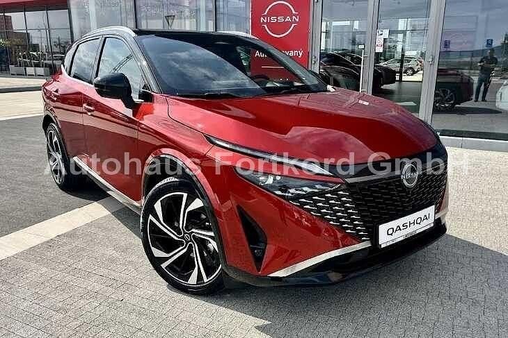 Sunset red metallic Neu 2025 Nissan Qashqai Tekna+ SUV | 33.980 € (Fairer Preis) - Bild 1/3