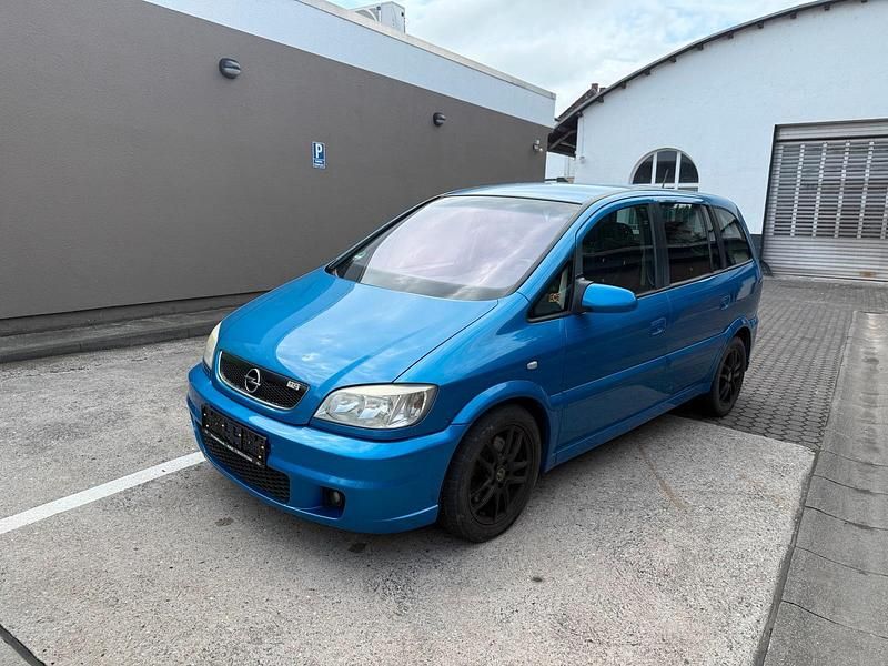 Blau Gebraucht 2002 Opel Zafira OPC Van / Kleinbus | 2.999 € (Teuer) - Bild 1/4