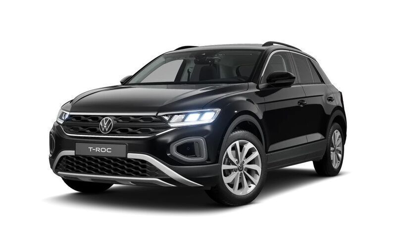 Schwarz Gebraucht 2024 VW T-Roc Life SUV | 28.990 € (Fairer Preis) - Bild 1/4