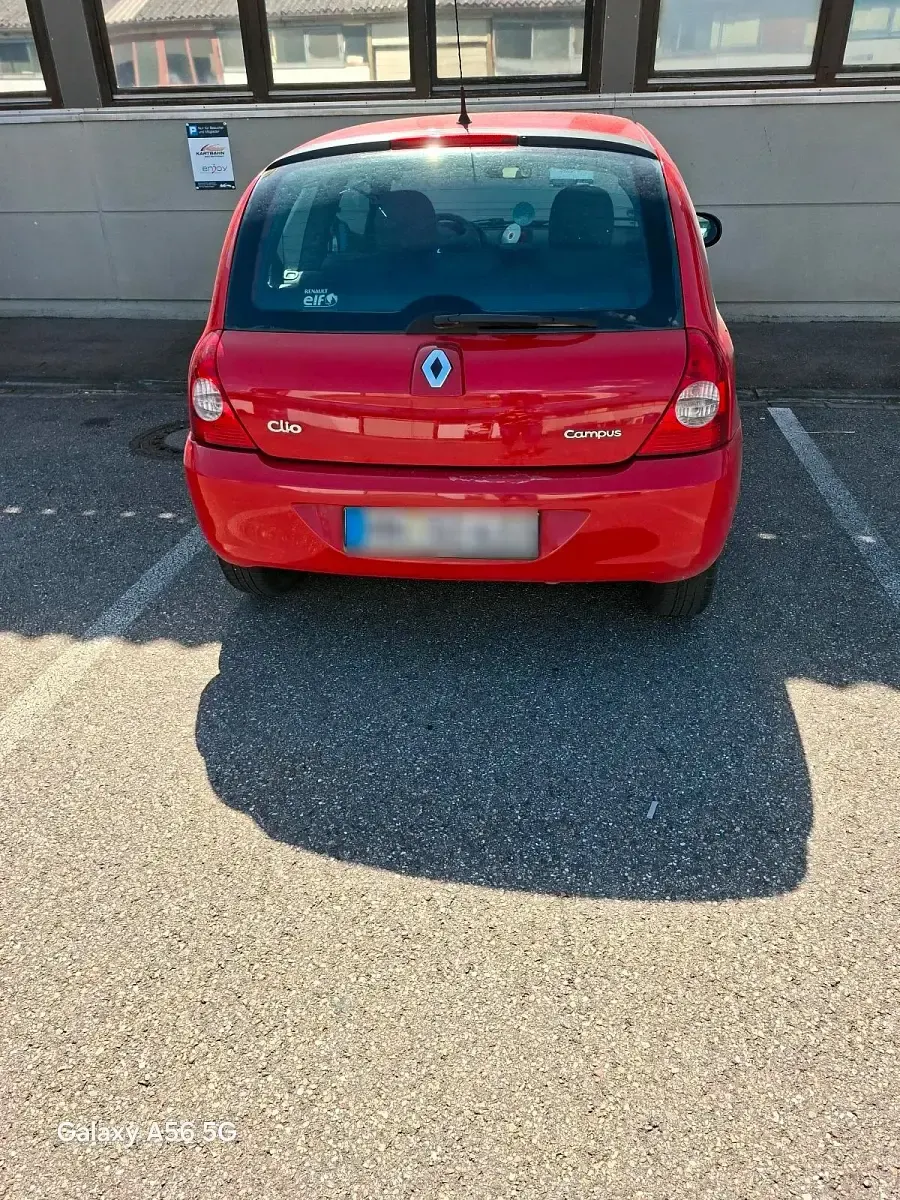 Gebraucht Renault Clio Campus 60 PS (44 kW) 2010 Rot Kleinwagen