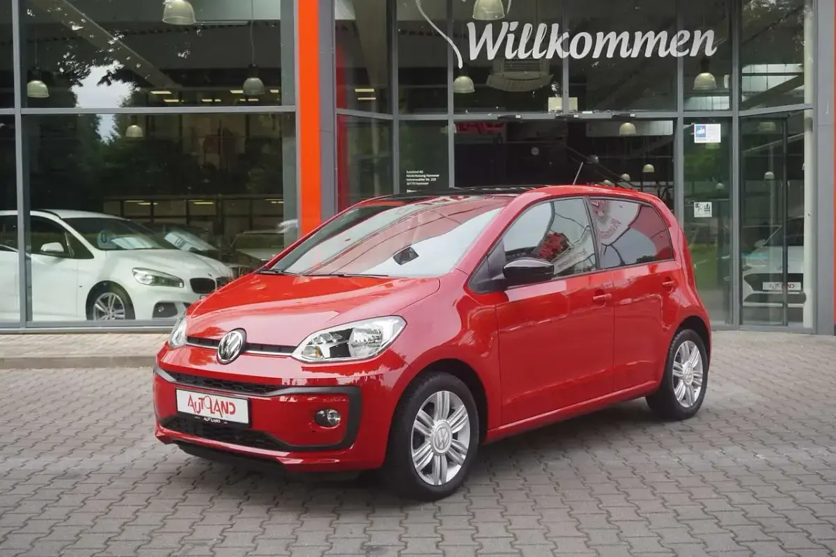 Gebraucht VW up! high up! 75 PS (55 kW) 2018 Rot Kleinwagen