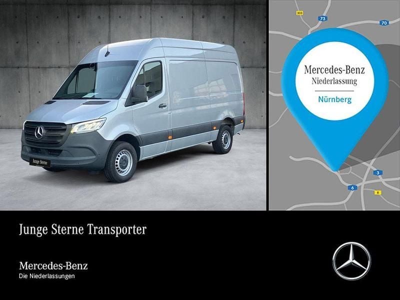 Silber Gebraucht 2021 Mercedes Sprinter Van | 34.486 € (Superpreis) - Bild 1/4