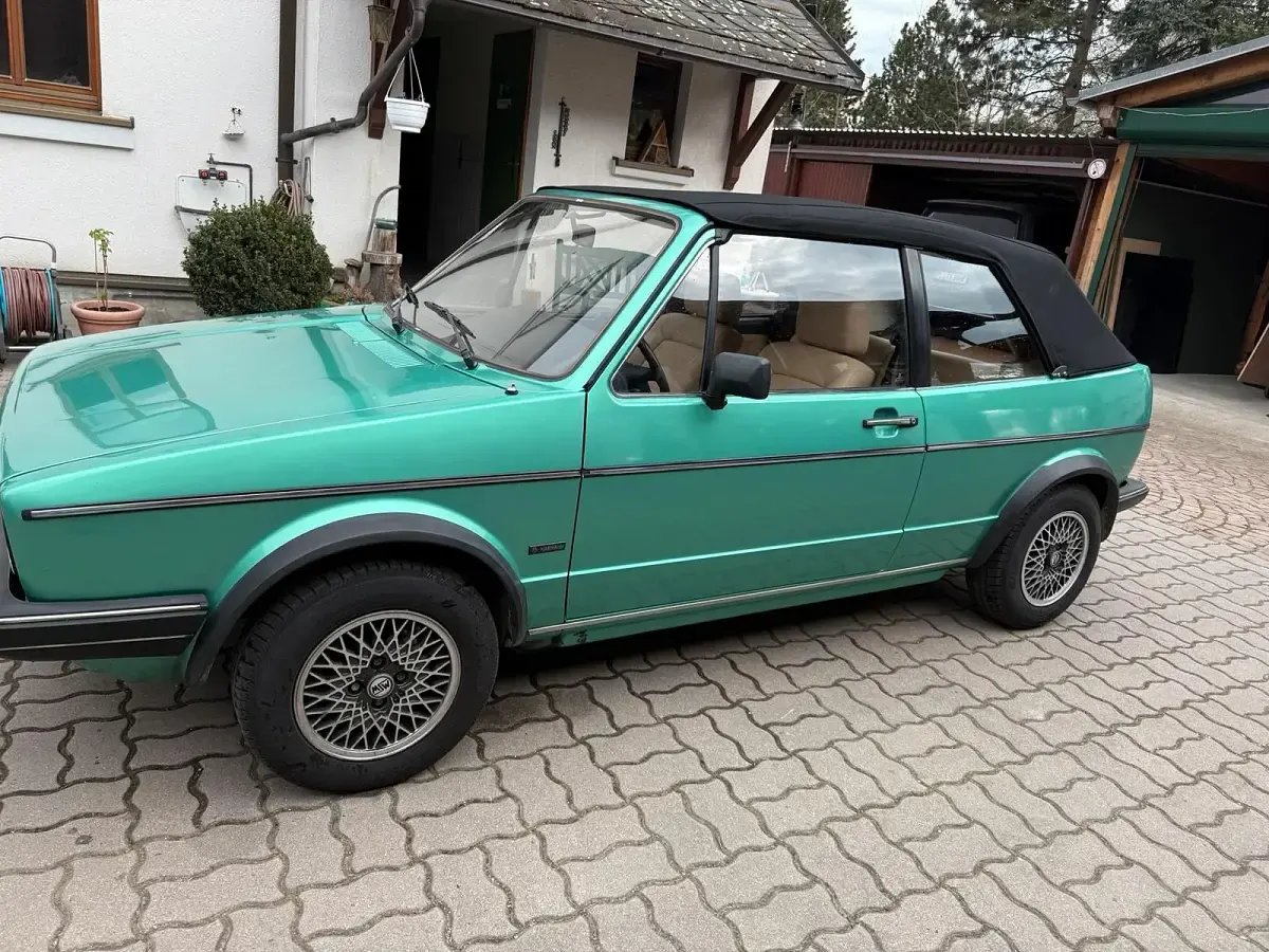 Gebraucht VW Golf Cabriolet 75 PS (55 kW) 1984 Grün Cabrio