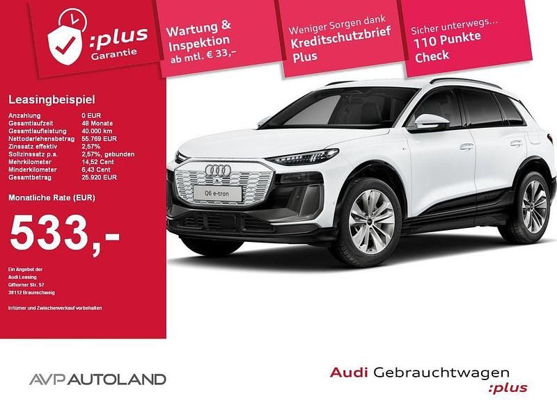 Weiß Gebraucht 2025 Audi Q6 e-tron Sport SUV | 55.719 € (Superpreis) - Bild 1/4