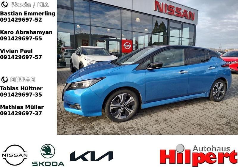 Blau Gebraucht 2021 Nissan Leaf N-Connecta Kleinwagen | 14.990 € (Etwas zu teuer) - Bild 1/4