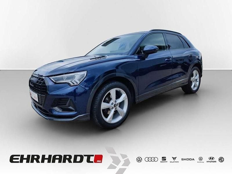 Navarrablau metallic Gebraucht 2021 Audi Q3 Advanced SUV | 31.990 € (Fairer Preis) - Bild 1/3