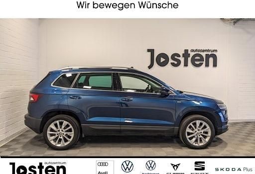 Gebraucht Skoda Karoq Clever 150 PS (110 kW) 2022 Lavablau metallic SUV