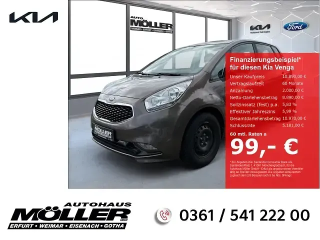 Gebraucht Kia Venga 90 PS (66 kW) 2017 Kleinwagen