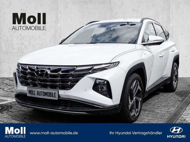 Serenity white / mic (metallic) Gebraucht 2023 Hyundai Tucson Trend SUV | 28.480 € (Guter Preis) - Bild 1/4