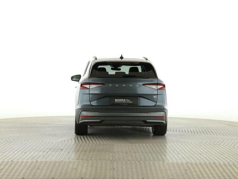 Quarzgrau Gebraucht 2021 Skoda Enyaq iV SUV | 28.680 € (Teuer) - Bild 1/4