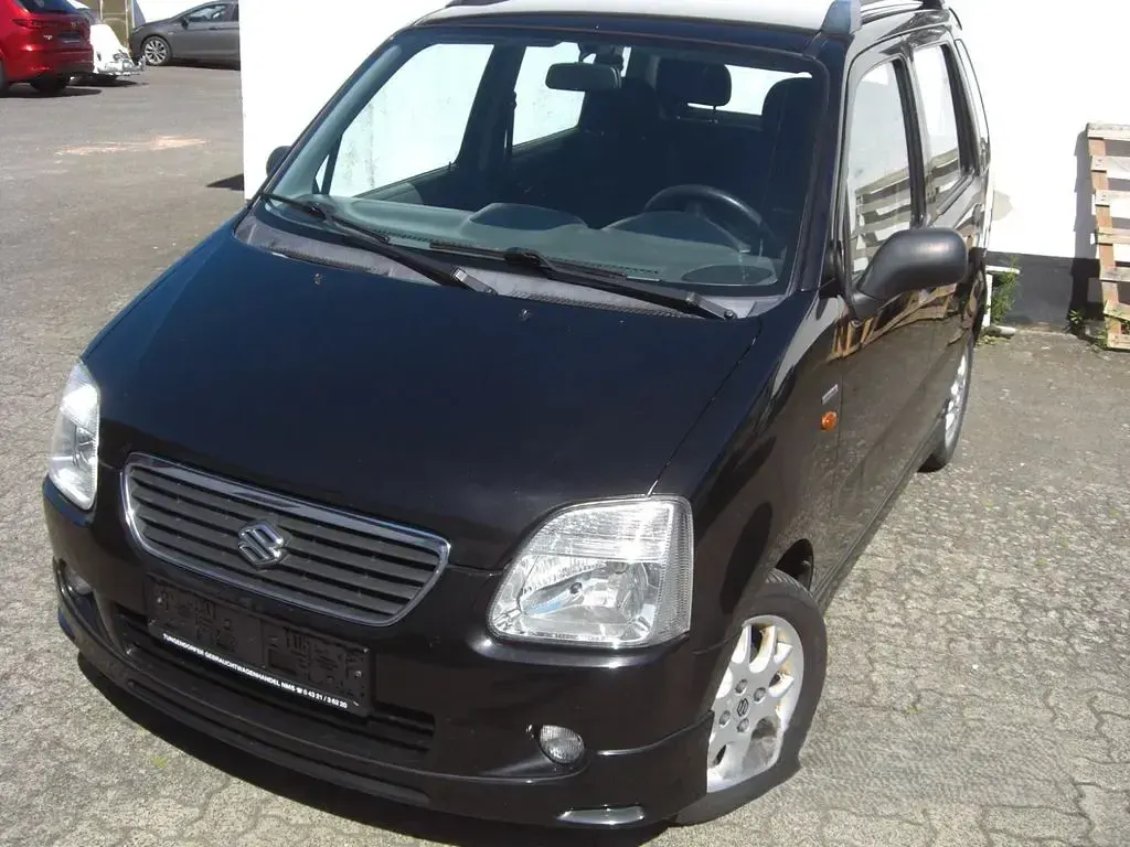 Gebraucht Suzuki Wagon R+ Club 94 PS (69 kW) 2003 Schwarz Van / Kleinbus
