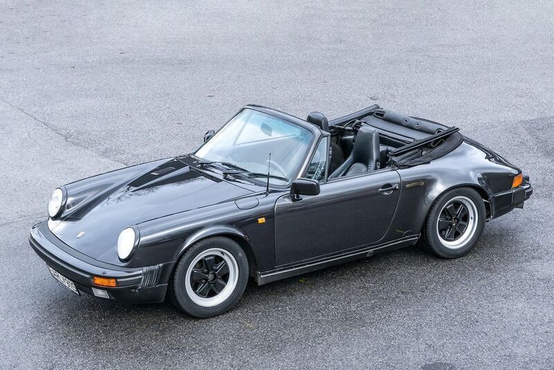Schwarz Gebraucht 1989 Porsche 911 Carrera Cabriolet Cabrio | 298.999 € - Bild 1/4
