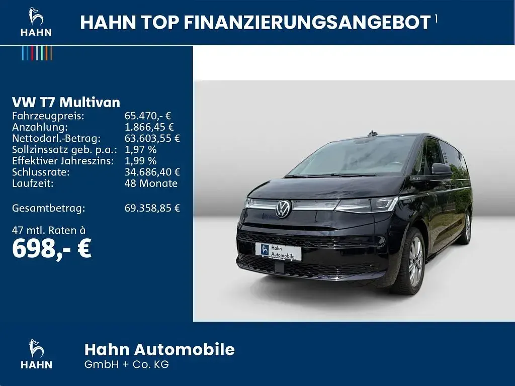 Gebraucht VW Multivan Style 245 PS (180 kW) 2025 Schwarz Van / Kleinbus