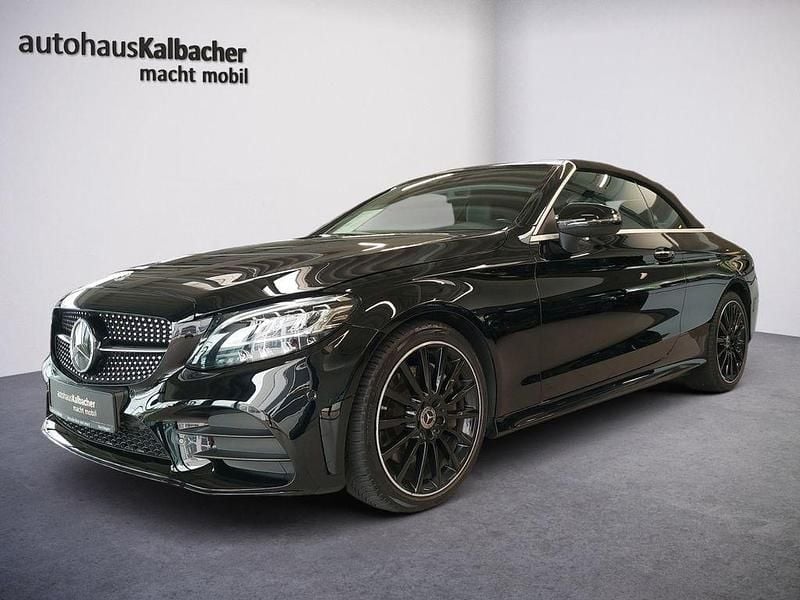Schwarz Gebraucht 2022 Mercedes C400 Cabrio | 48.999 € (Teuer) - Bild 1/4
