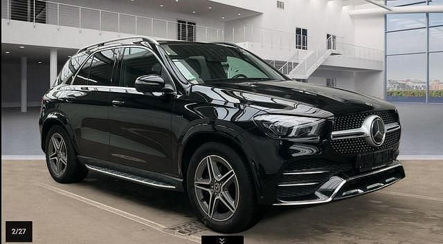Schwarz Gebraucht 2021 Mercedes GLE350e AMG SUV | 55.890 € (Superpreis) - Bild 1/3