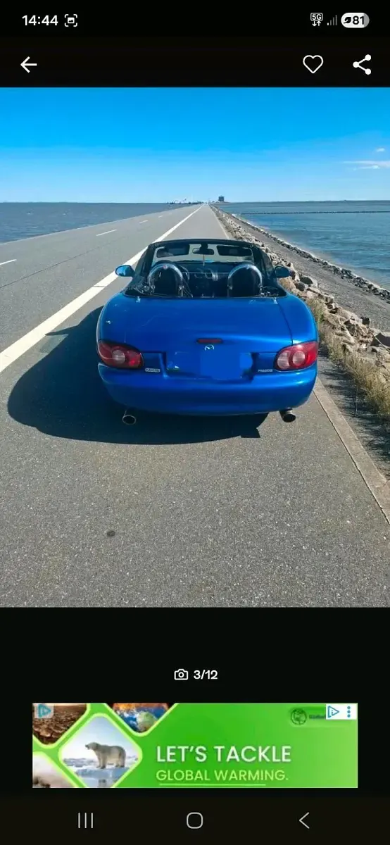 Gebraucht Mazda MX5 2002 Blau Cabrio