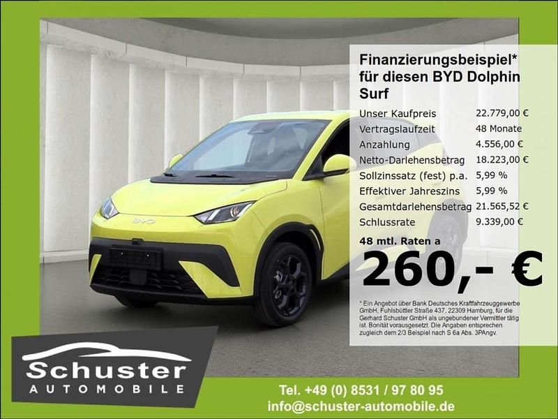 Neu BYD Dolphin Boost 64 kW (88 PS) 2026 Lime green[grün] Kleinwagen