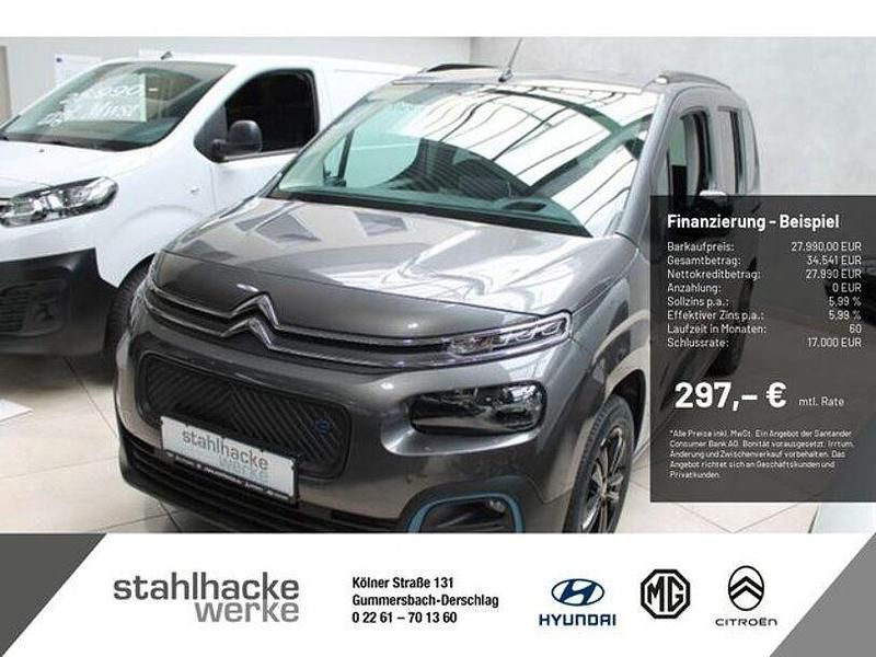 Grau Neu 2024 Citroën e-Berlingo Shine Van / Kleinbus | 27.990 € (Fairer Preis) - Bild 1/4