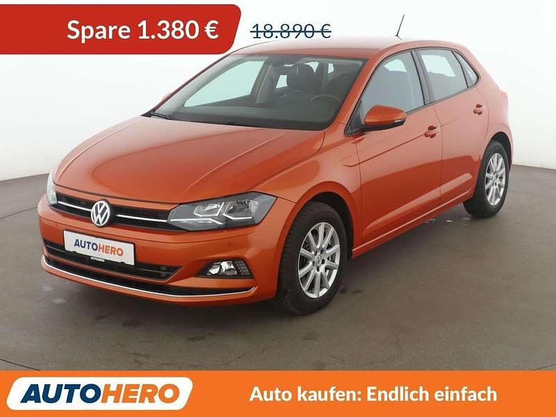 Orange Gebraucht 2020 VW Polo Highline Kleinwagen | 17.510 € (Guter Preis) - Bild 1/3
