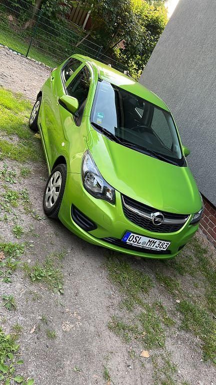 Grün Gebraucht 2016 Opel Karl Excite Kleinwagen | 7.600 € (Teuer) - Bild 1/4
