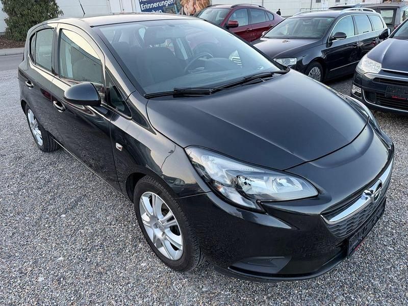 Gebraucht Opel Corsa Edition 90 PS (66 kW) 2015 Schwarz Kleinwagen