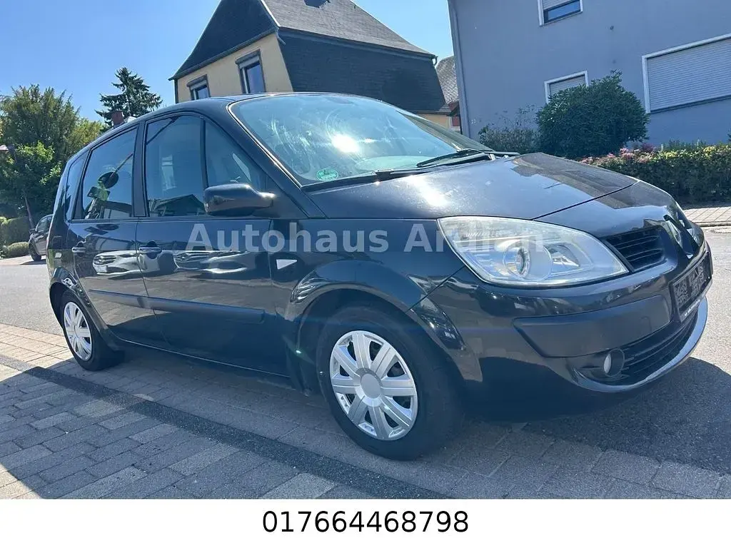 Gebraucht Renault Scénic II Avantage 103 PS (75 kW) 2008 Schwarz Van / Kleinbus