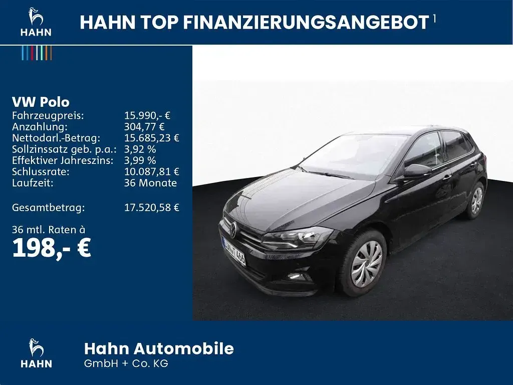 Używany VW Polo Active 95 KM (69 kW) 2021 Czarny Hatchback