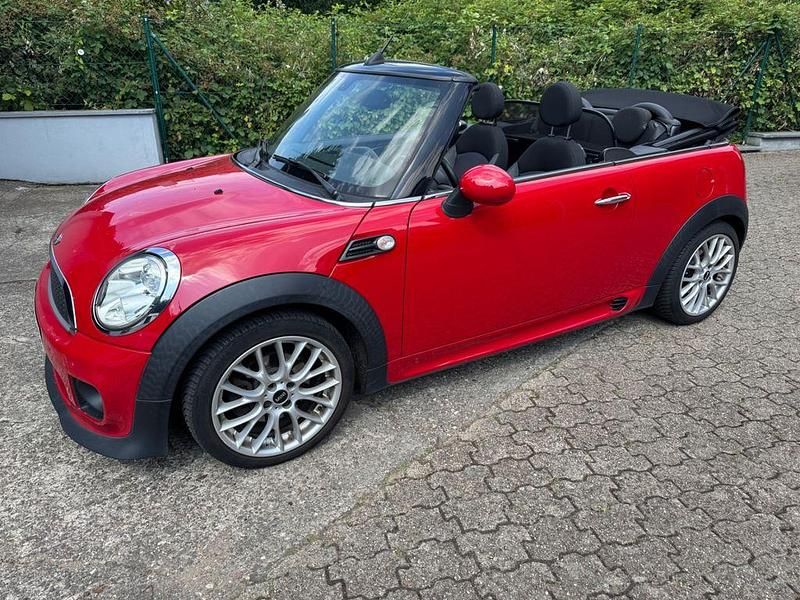 Rot Gebraucht 2012 Mini John Cooper Works Cabriolet Cabrio | 5.900 € (Superpreis) - Bild 1/4