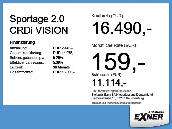 Gebraucht Kia Sportage Vision 136 PS (100 kW) 2017 SUV