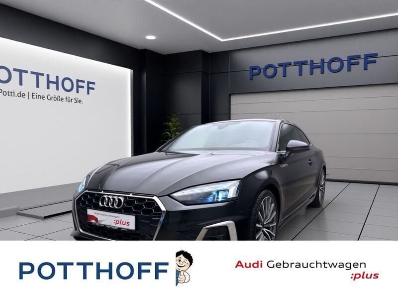 Schwarz Gebraucht 2021 Audi A5 S-Line Coupé | 26.750 € (Superpreis) - Bild 1/4