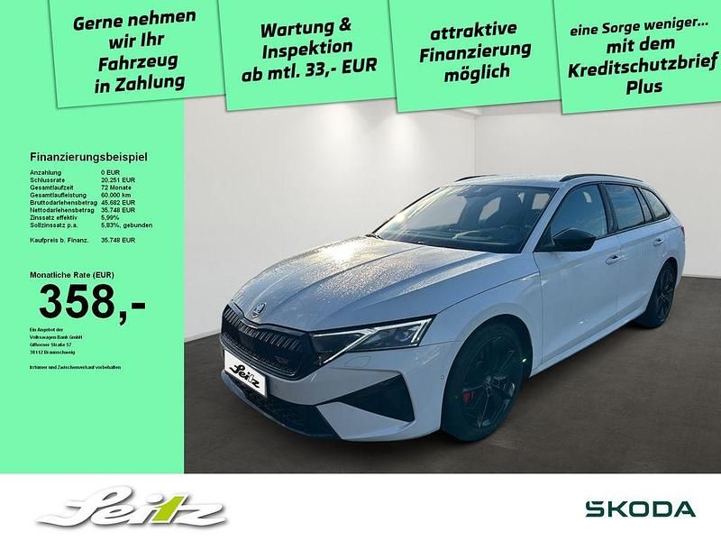 Weiß Gebraucht 2025 Skoda Octavia RS Kombi | 35.748 € (Guter Preis) - Bild 1/3