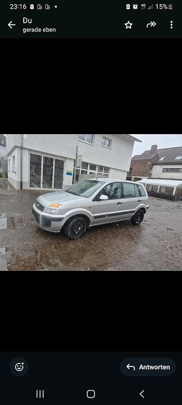 Gebraucht Ford Fusion 80 PS (58 kW) 2009 Silber Kleinwagen