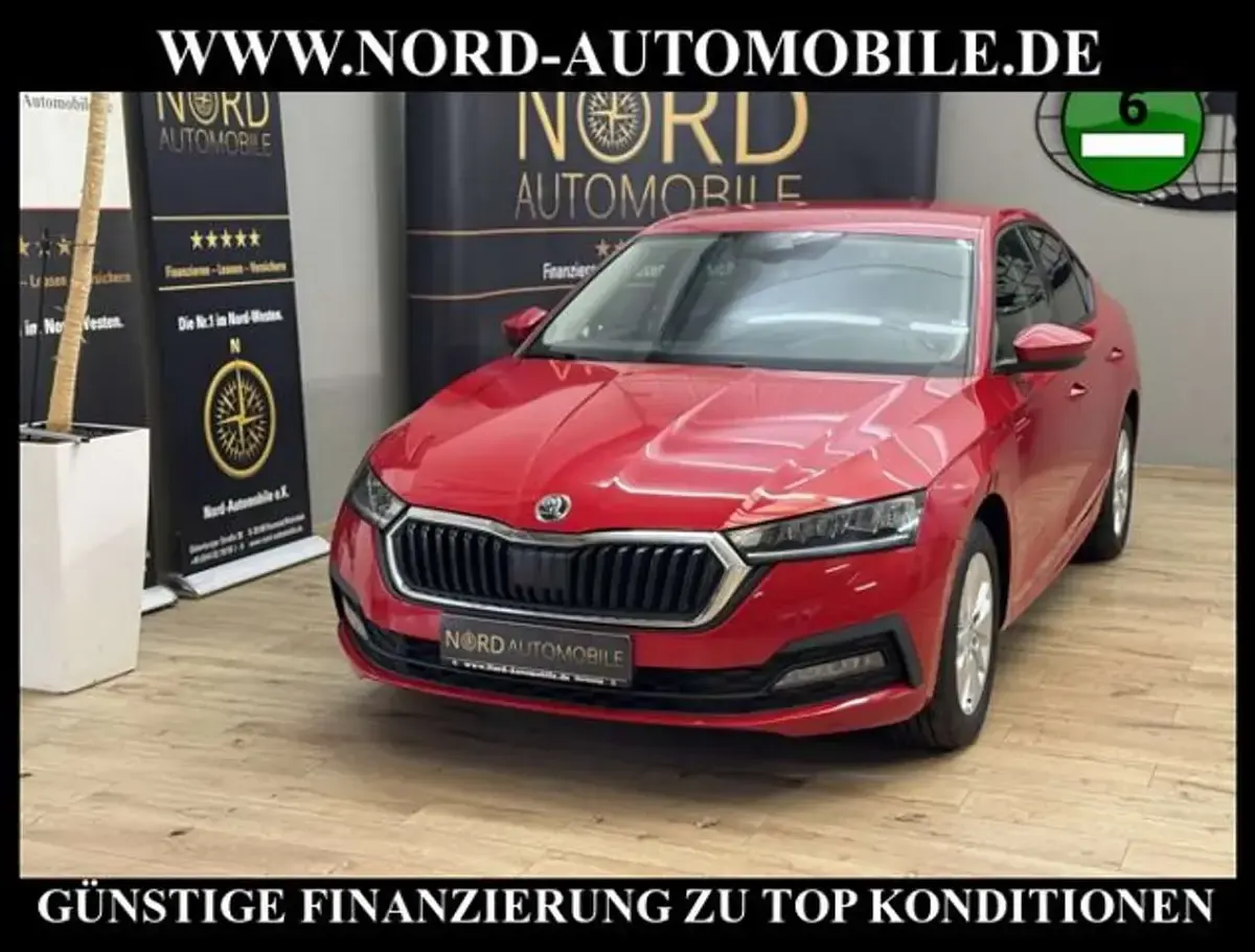 Gebraucht Skoda Octavia G-TEC Ambition 131 PS (96 kW) 2021 Rot Limousine