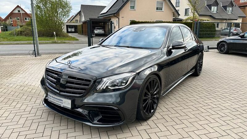 Schwarz Gebraucht 2013 Mercedes S350 AMG line Limousine | 29.499 € - Bild 1/4