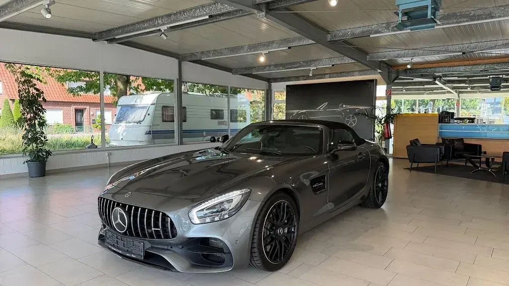 Gebraucht Mercedes AMG GT AMG 476 PS (350 kW) 2018 Selenitgrau Cabrio