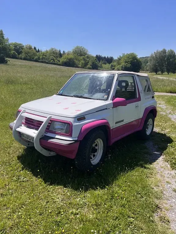 Gebraucht Suzuki Vitara 80 PS (58 kW) 1996 Weiß Cabrio
