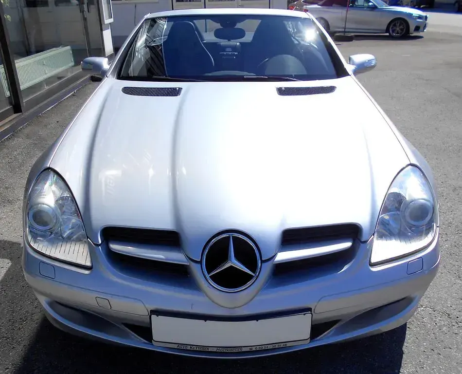 Gebraucht Mercedes SLK200 163 PS (119 kW) 2005 Silber Cabrio