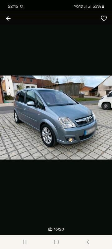 Blau Gebraucht 2007 Opel Meriva Van / Kleinbus | 1.900 € (Fairer Preis) - Bild 1/4