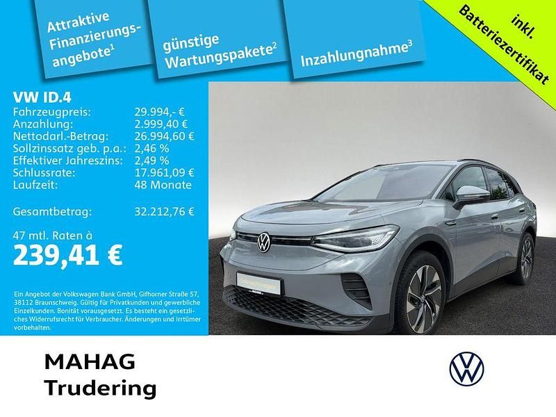 Grau Gebraucht 2023 VW ID.4 Pro Performance SUV | 29.994 € (Guter Preis) - Bild 1/2