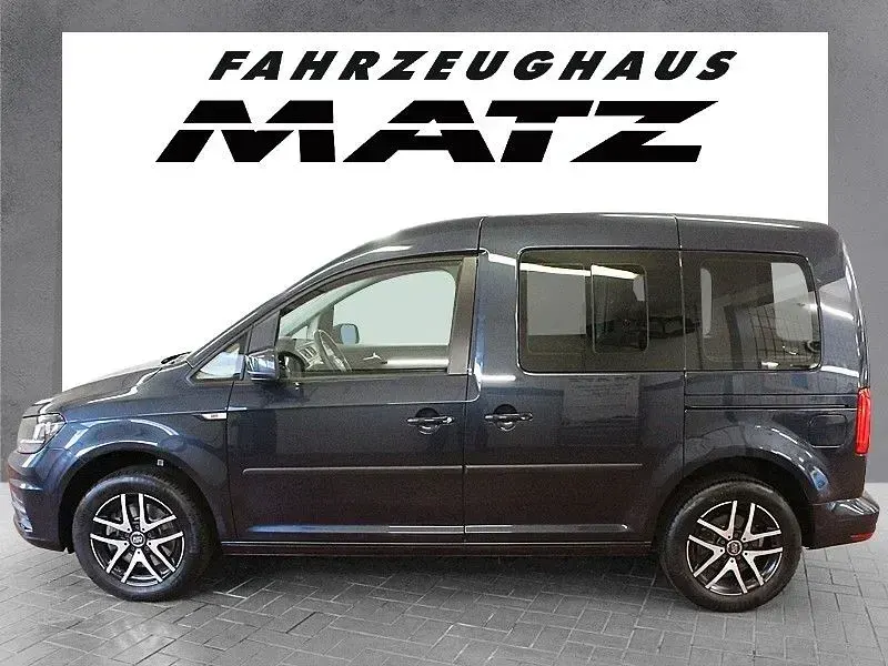 Gebraucht VW Caddy Trendline 125 PS (91 kW) 2018 Blau Van / Kleinbus
