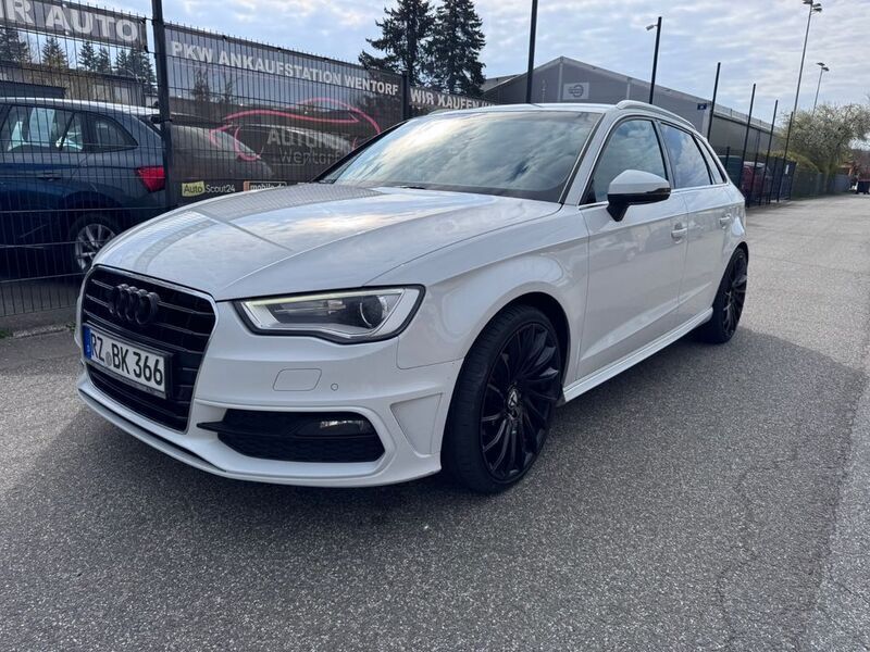 Weiß Gebraucht 2014 Audi A3 Sportback S-Line Limousine | 12.950 € (Etwas zu teuer) - Bild 1/4