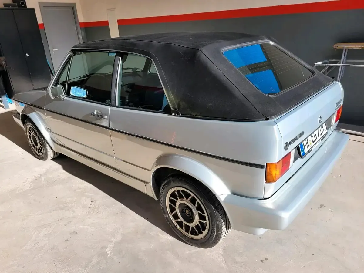 Gebraucht VW Golf Cabriolet 95 PS (69 kW) 1989 Silber Cabrio
